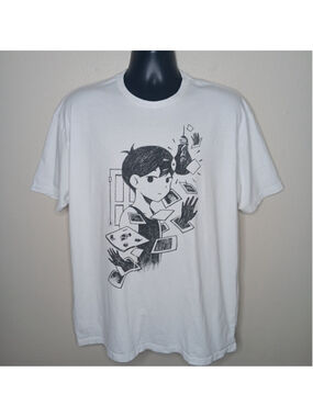 OMORI White Space Adult XL T-shirt Fangamer Nintendo Switch Gamer Tee